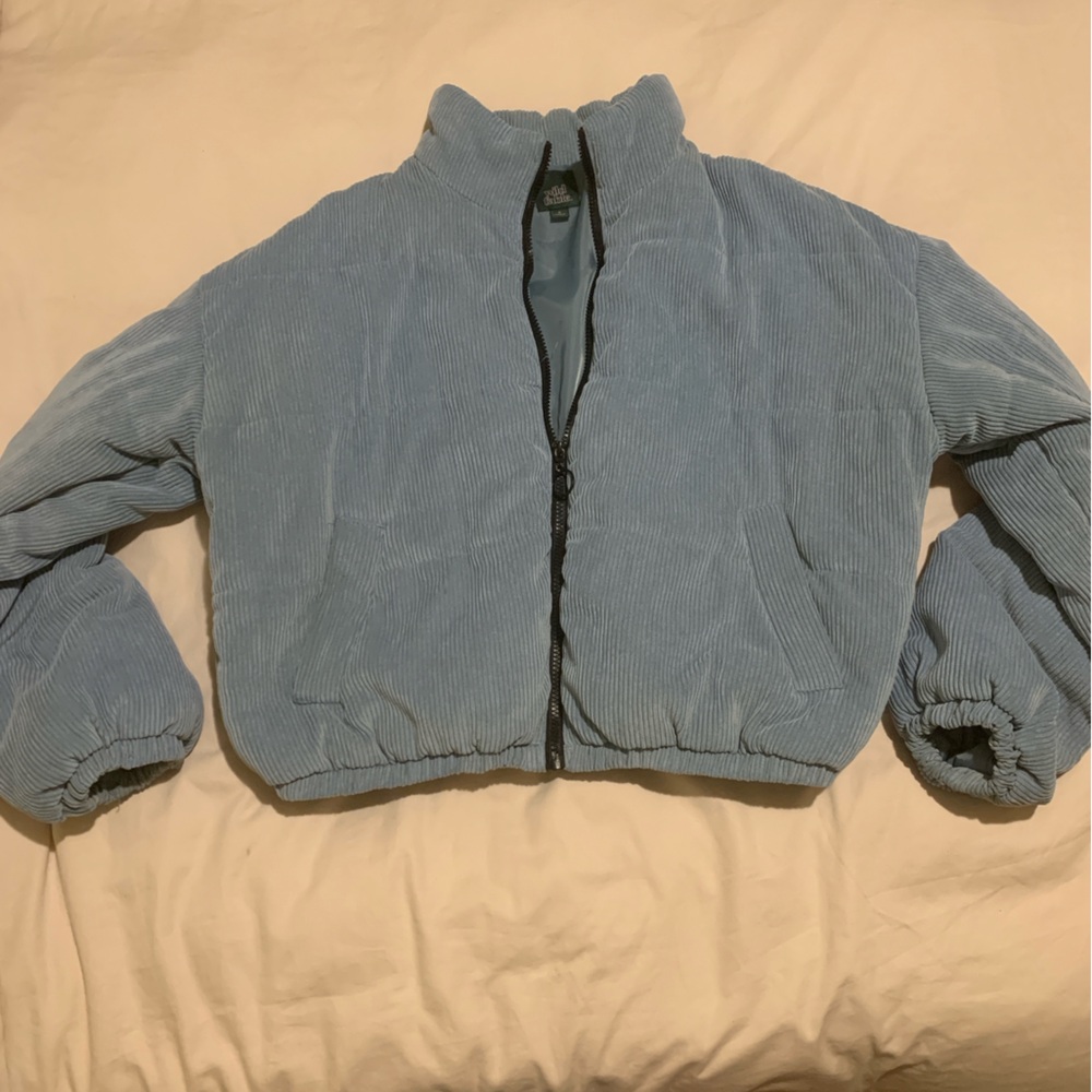 Wild Fable Light Blue Corduroy Jacket Size Medium